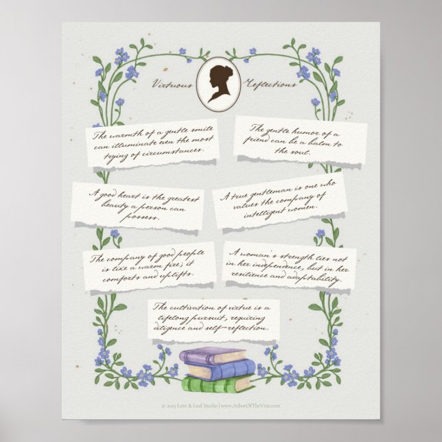 Póster Poster de citas de elegancia (Frente)