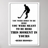 Poster de citas de hockey