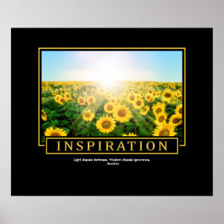 Póster Poster de citas de inspiración