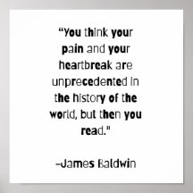 Poster de citas de James Baldwin