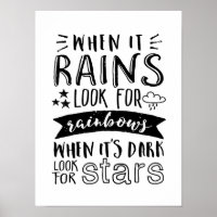 Poster de citas de la vida motivadora nunca se rin