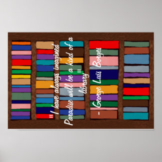 Póster Poster de citas de libros