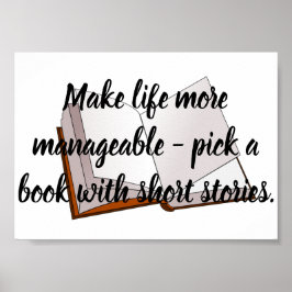 Póster Poster de citas de libros