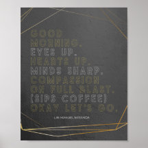 Poster de citas de Lin-Manuel Miranda
