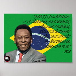 Póster Poster de citas de Pelé