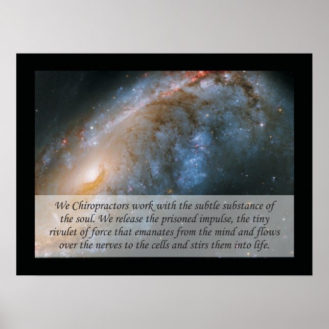 Póster Poster de citas de quiropráctico (Frente)