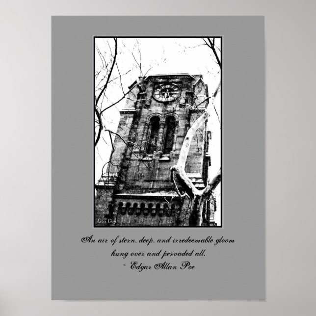 Póster poster de Citas Góticas de 'The Bell Tower' (Frente)