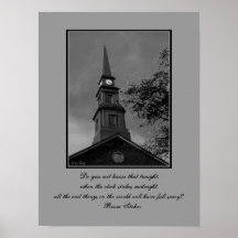 poster De Citas Góticas De 'The Tower Clock'