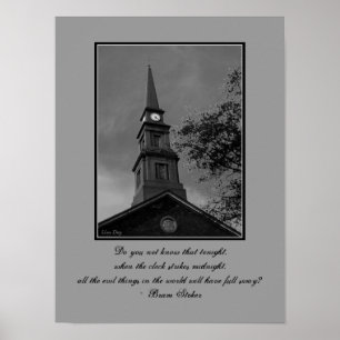 Póster poster De Citas Góticas De 'The Tower Clock'