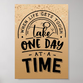 Póster Poster de citas Inspiradoras con especulación de o