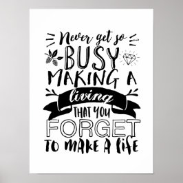 Póster Poster de citas Inspiradoras de Guay Vida más comp