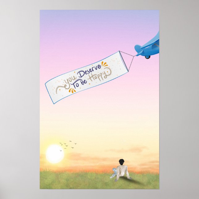 Póster Poster de citas motivacionales (Frente)