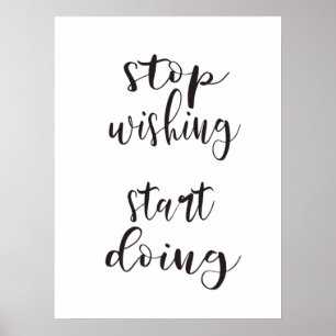 Póster Poster de citas motivacionales de guiones capricho