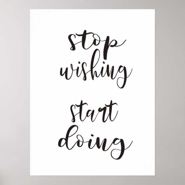 Póster Poster de citas motivacionales de guiones capricho (Frente)