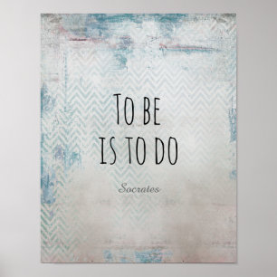 Póster poster de citas motivacionales estilo chic