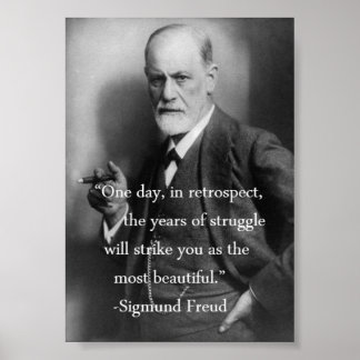 Póster Poster de citas Sigmund Freud
