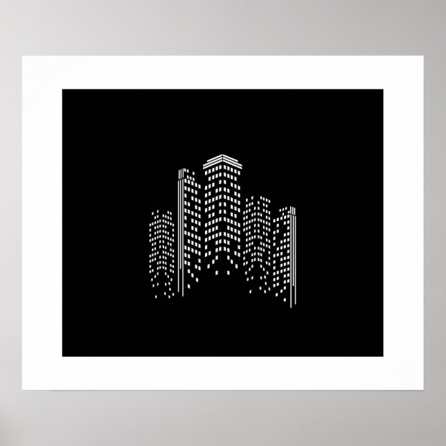 Póster Poster de City Scape (Frente)