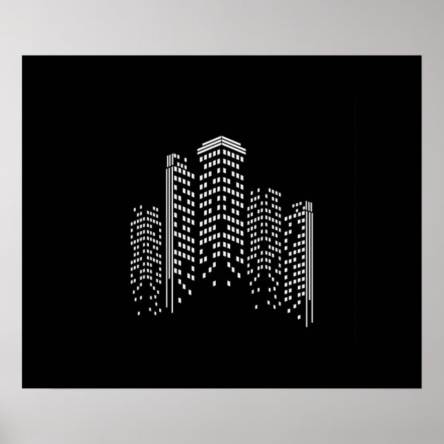 Póster Poster de City Scape (Frente)