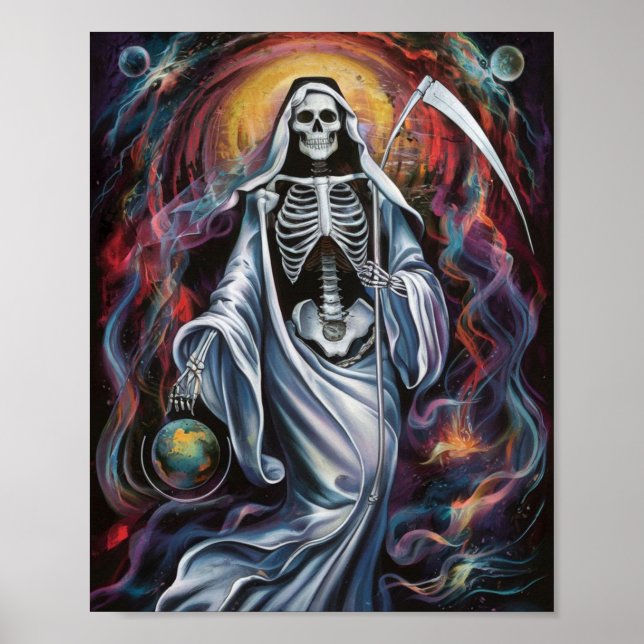 Póster Poster de Cloak blanco Santa Muerte (Frente)