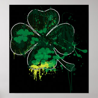 Póster Poster de Clover pintado