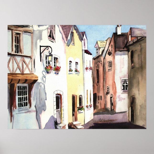 Póster Poster de CMCarlson Spanish Abodes (Frente)