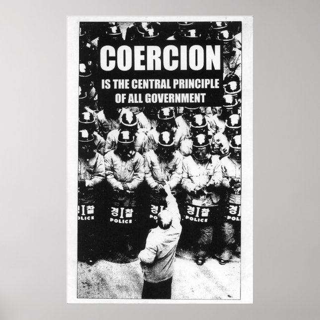 Póster Poster de coacción (Frente)