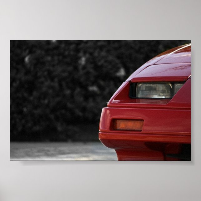 Póster poster de coche de 300zx (Frente)