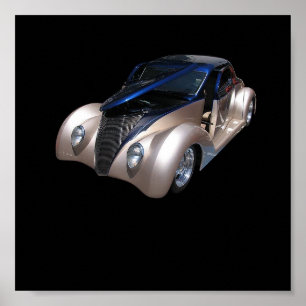 Póster Poster de coche futuro