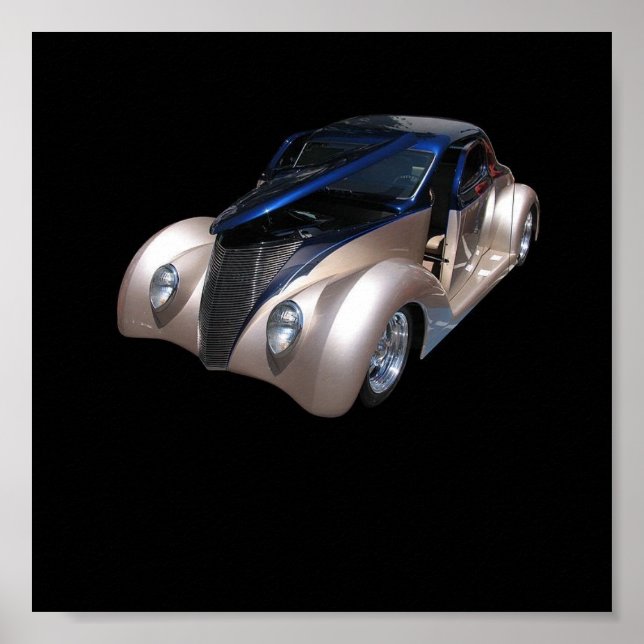 Póster Poster de coche futuro (Frente)