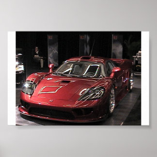 Póster poster de coche impresionante
