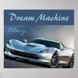 Póster Poster de coches de 20" x 24"