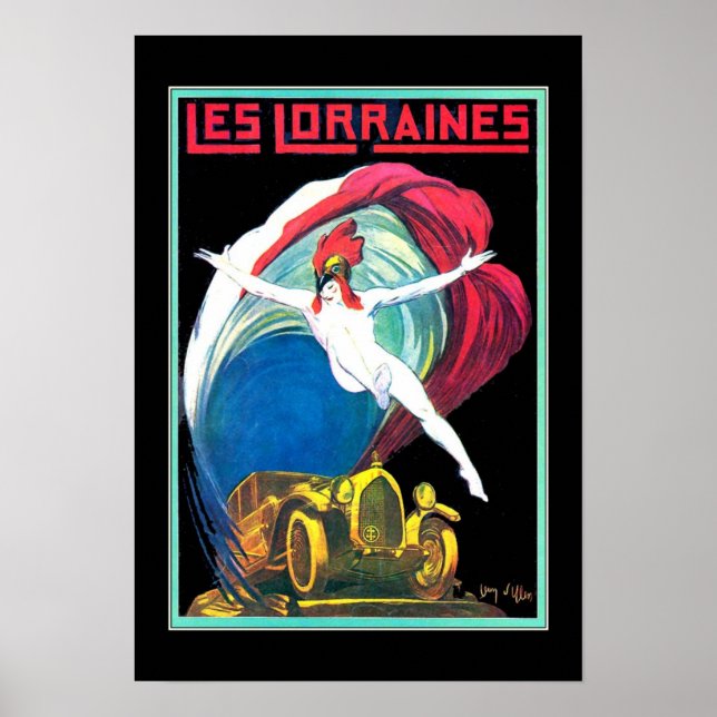 Póster Poster de coches de época (Frente)