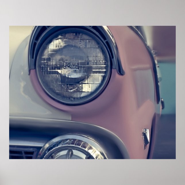 Póster Poster de coches de época (Frente)