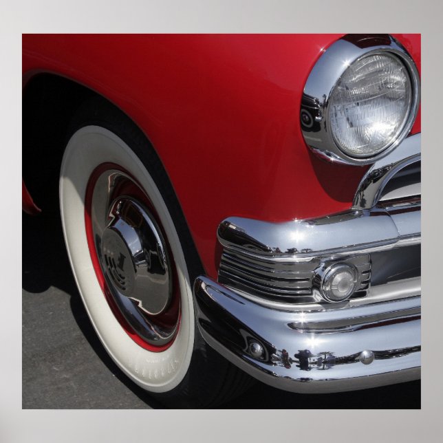 Póster Poster de coches de época (Frente)
