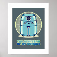 Poster de cocina de Air fryer airfryer