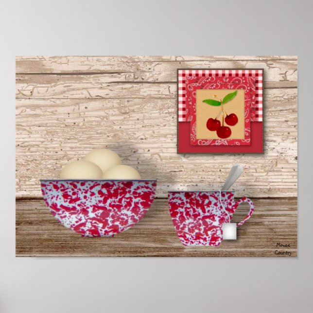 Póster Poster de cocina de campo (Frente)