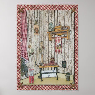 Póster Poster de cocina de campo