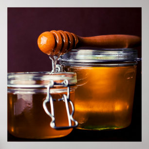 Póster Poster de cocina de miel/alimentos