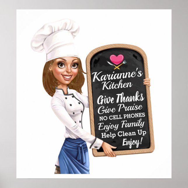 Póster POSTER de cocina de su / MOM (Frente)