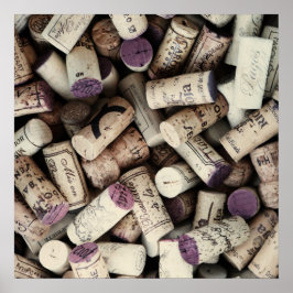 Póster Poster de cocina de Wine Corks