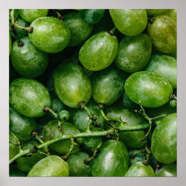 Póster Poster de cocina Green Grapes