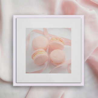 Póster Poster de cocina Rosa Sweet Macarons | Macarones