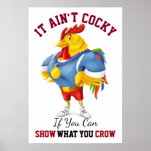 Póster Poster de Cocky Rooster