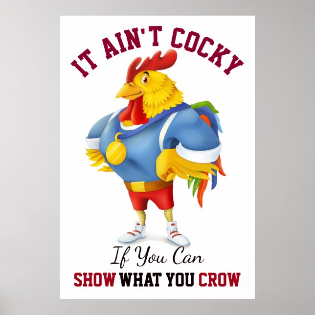 Póster Poster de Cocky Rooster (Frente)