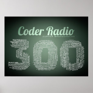 Póster Poster de Coder Radio 300