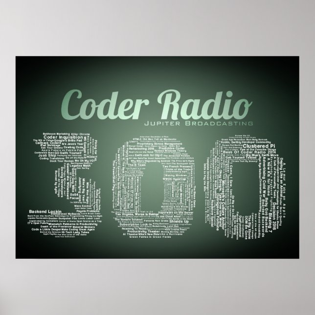 Póster Poster de Coder Radio 300 (Frente)