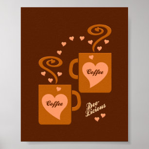 Póster Poster de Coffee Lovers, personalizar