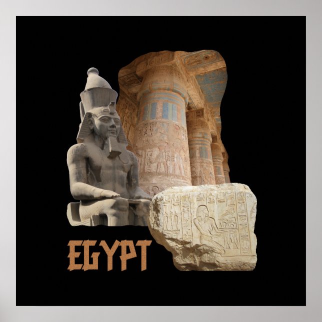 Póster POSTER de collage de fotos de EGIPTO (Frente)