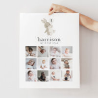 Poster de collage de fotos - Globo conejito