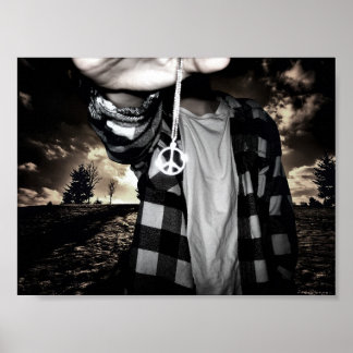 Póster Poster de collar de paz